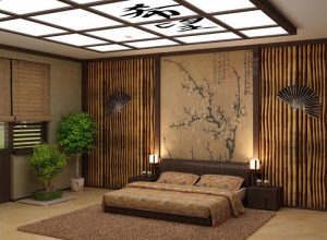 Создаем спальню в восточном японском стиле