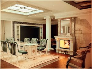 Спальня ренессанс выглядит оригинально