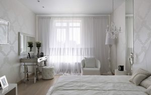 Спальня в белой палитре