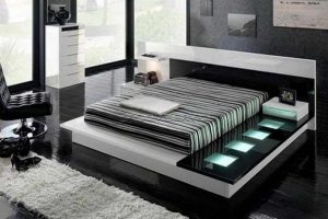 Спальня в стиле высоких технологий хай-тек