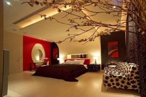 Традиционный японский интерьер спальни