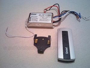 Управление освещением в доме при помощт пульта