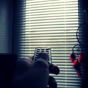 Установленные автоматические жалюзи