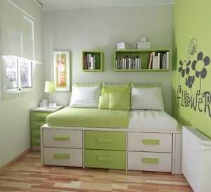Выбираем оттенок зеленого для оформления интерьера спальни