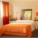 Как создать теплую, оранжевую спальню
