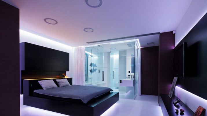 Применение светодиодной ленты в интерьере