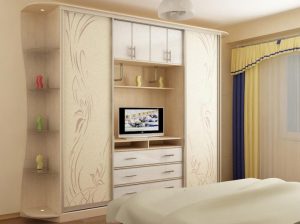 Приятные оттенки шкафа