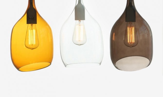 Подвесные светильники из стекла